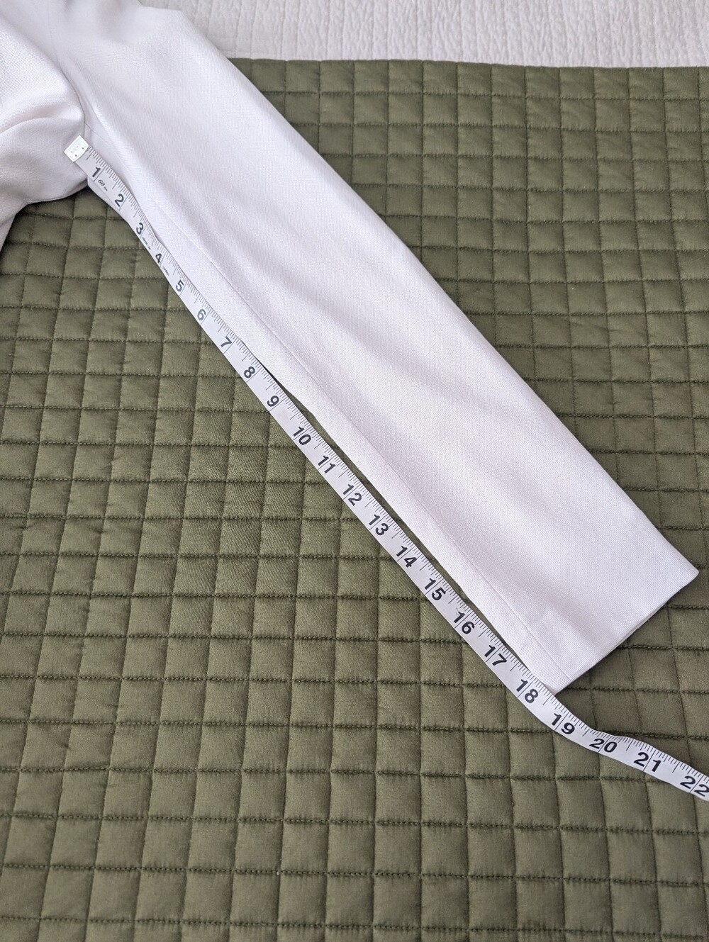 Diane Von Furstenberg Geo Lined Blazer Size 6 Off-White - Picture 11 of 13